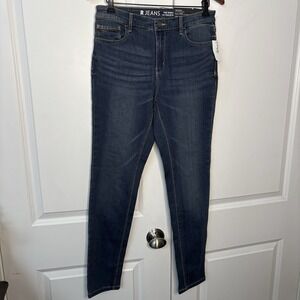 NWT Reitmans R Jeans Womens 29 Blue Stretch Skinny High Rise Classic